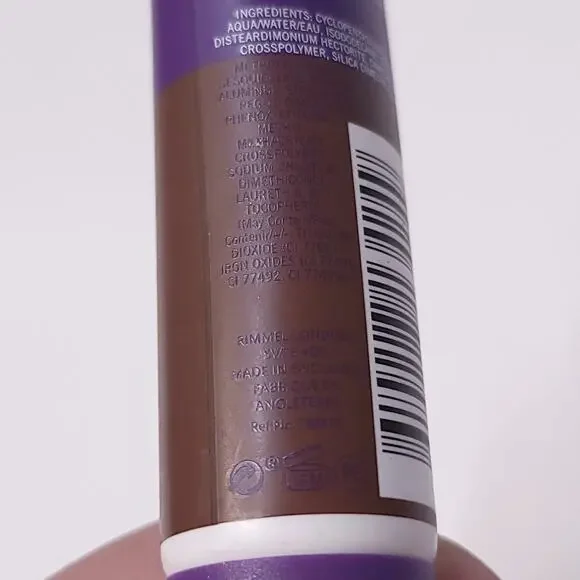 Rimmel London Stay Matte Liquid Mousse Foundation Makeup Face 605 Deep Chocolate - Picture 6 of 7